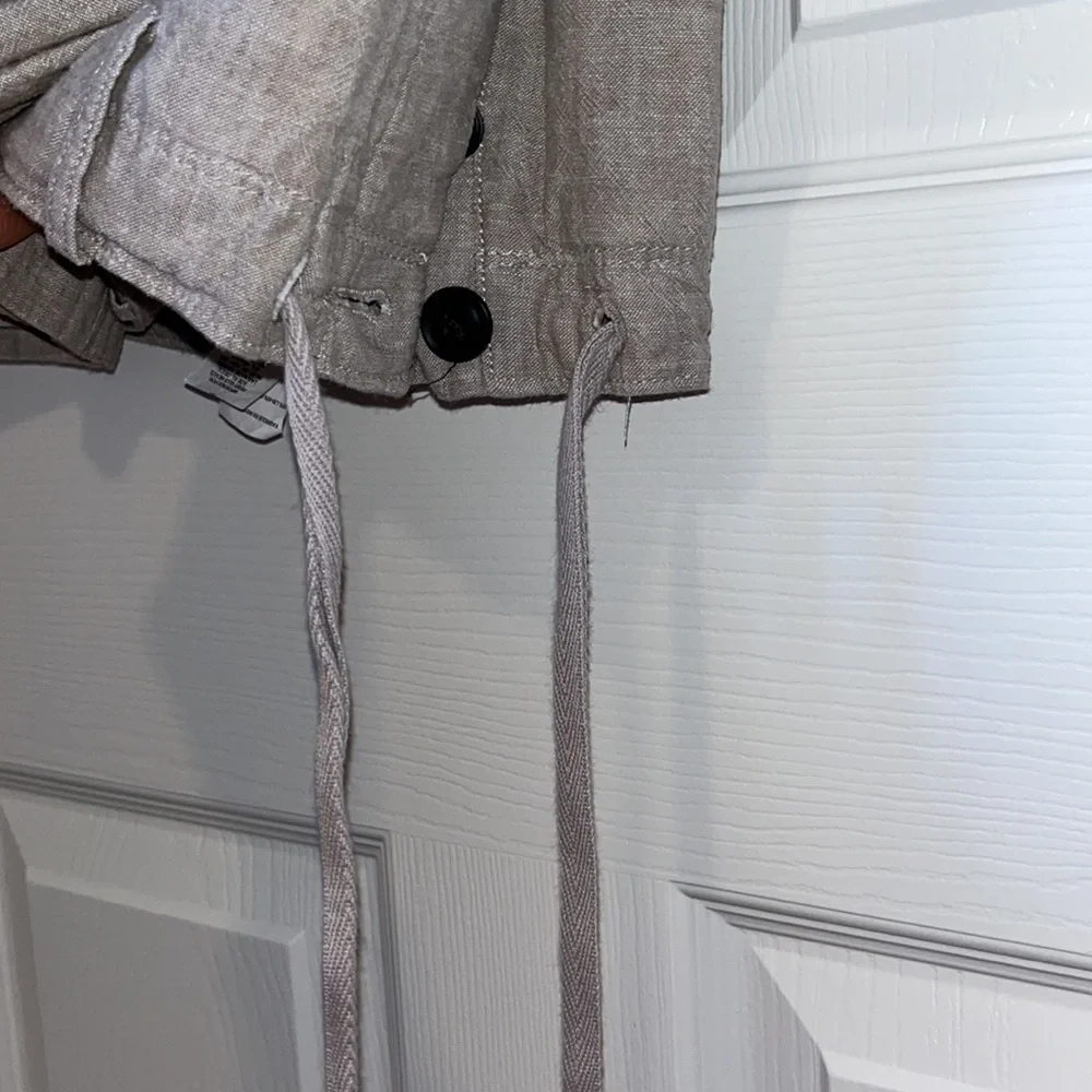Perry Ellis Men’s Pants 32x30 Linen Crème Tan Tapered Slim Fit Old Money - Picture 3 of 6